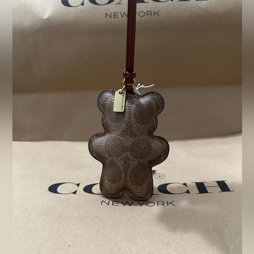 Coach Bear Puffy Bag Charm